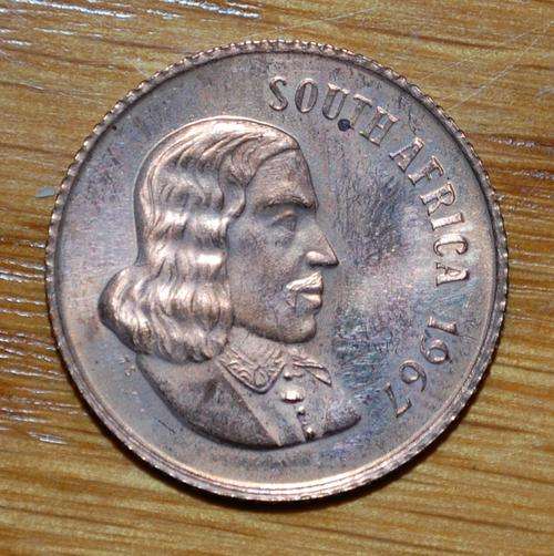 " 1967E UNC 2 Cent "