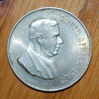 " 1967 English Silver 1 Rand "