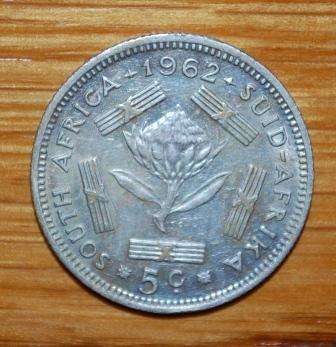 " 1962  5 Cent "
