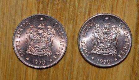 " 1970 Unc 1/2 Cent "