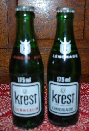 !!! Old Filled Krest Cool-drink 175ml Bottles !!!
