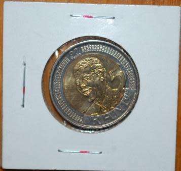 " 2008 R5 Mandela 90 Coin - Great UNC "
