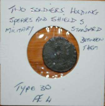 " Ancient Roman Coin - Constantius II - 336-342 AD "