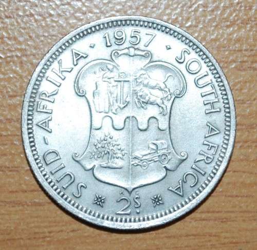 " 1957 2 Shilling "