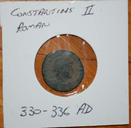 ` Ancient Coin Constantius II - 330 - 336 AD `