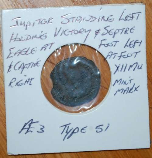 ` Ancient Coin Lucinius I - 321 - 323 AD `