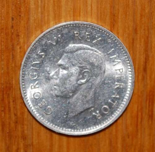 ` Three Pence 1945 `
