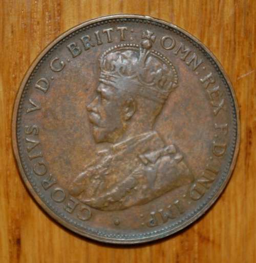 ` Australian 1919 dot below - 1 Penny `