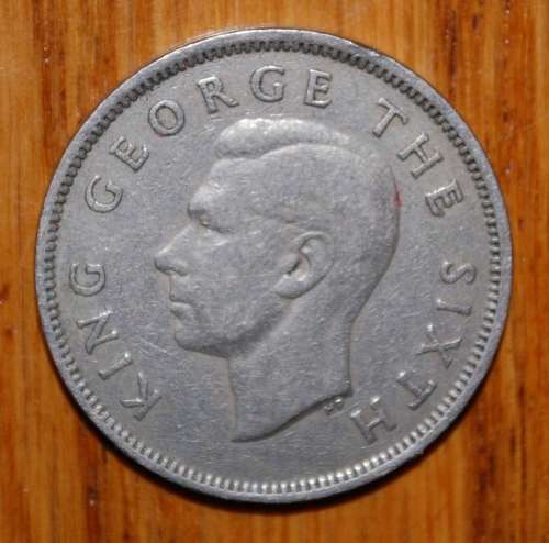 ` New Zealand  1950 Florin `