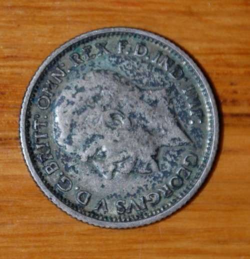 ` British 6 Pence 1928 `