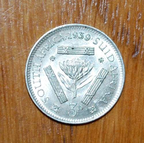 ` Three Pence 1939 `