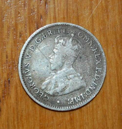 ` Australian 1921M Three Pence `