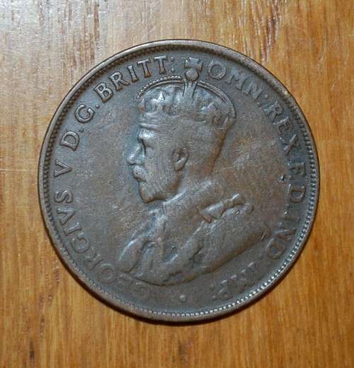 ` Australian 1920 1 Penny `