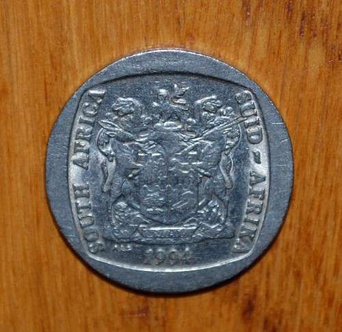` 1994 Inauguration 5 Rand - Circulated`