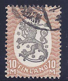 Finland 1927 The difficult SG 243  Very fine used. R 200. See below.