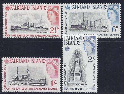 FALKLAND ISLANDS: 1964 SET OF 4 SUPERB MNH. SG215/8. SEE BELOW