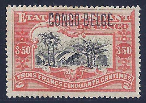 Belgian Congo 1909 Mint SG 53. CV R 1100. See below.