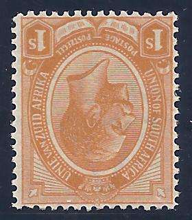 Union Kings Head 1s inverted watermark fine mint. SACC 11b.