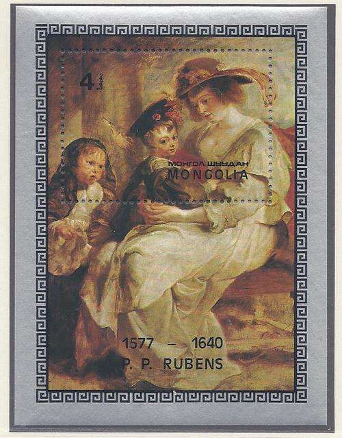 Rubens 400 years series m/sheet superb MNH. Mongolia. See below.