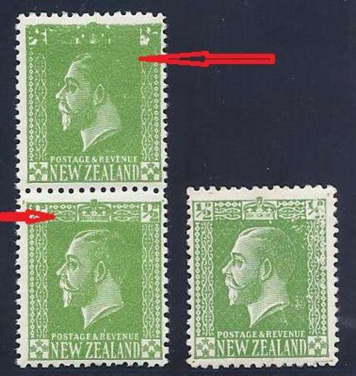 New Zealand: Scarce "Blurred printing" from booklet pane. Superb MNH. SG 435ba variety. See below.
