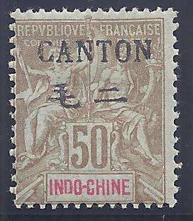 French China (Canton) 1903/14 Scarce SG 29 fine mint. CV R 2,020. See below.