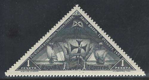 Spain 1930 Scarce Michel 514 Fine mint. CV R 610. See Below.