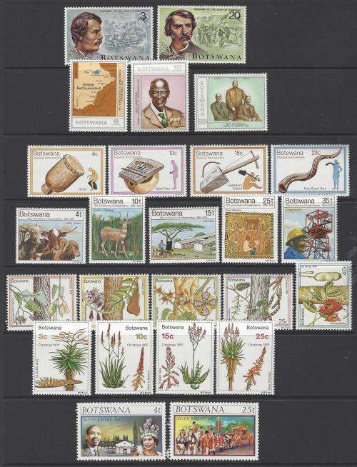 Botswana: Four pages of sets/issues superb MNH. Good value. See below.
