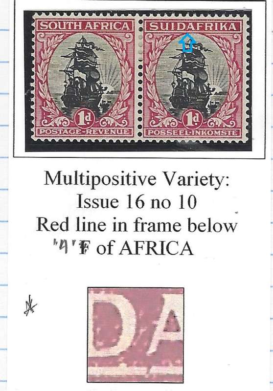 Union: 1931 Roto Issue 6 variety fine mint. See below.