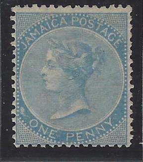 Jamaica 1860 SG 1 fine mint. See below.