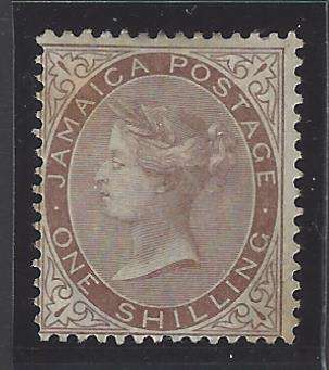 Jamaica 1870/83 SG 13 fine mint. See below.