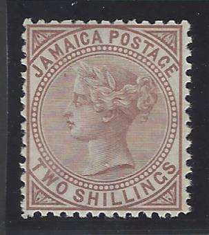 Jamaica 1870/83 SG 14 fine mint. See below.