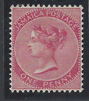 Jamaica 1883/97 SG 18a fine mint. See below.