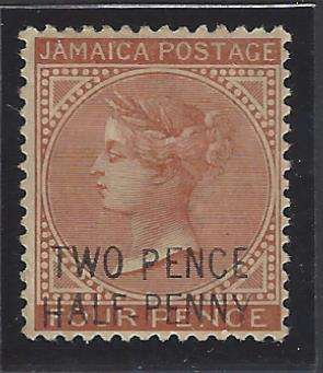 Jamaica 1883/97 SG 30 very fine mint. See below.