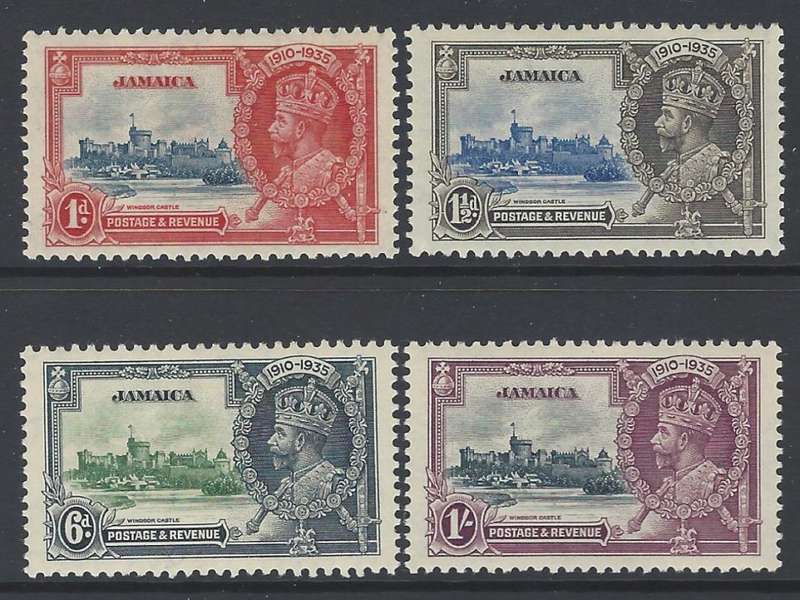 Jamaica 1935 set of 4 fine mint. SG 114/7. See below.