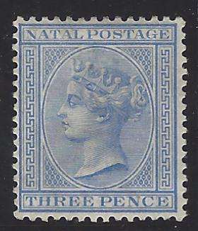 Natal 1884 SG 100 fine mint. CV GB Pounds 160. See below.