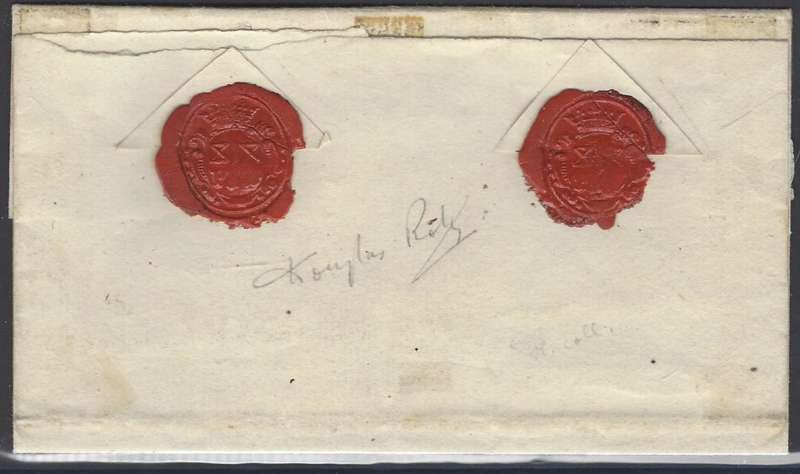Cape 1792/95 `VOC` Monogram handstamp (type 3) of the Dutch East India Company. See below.