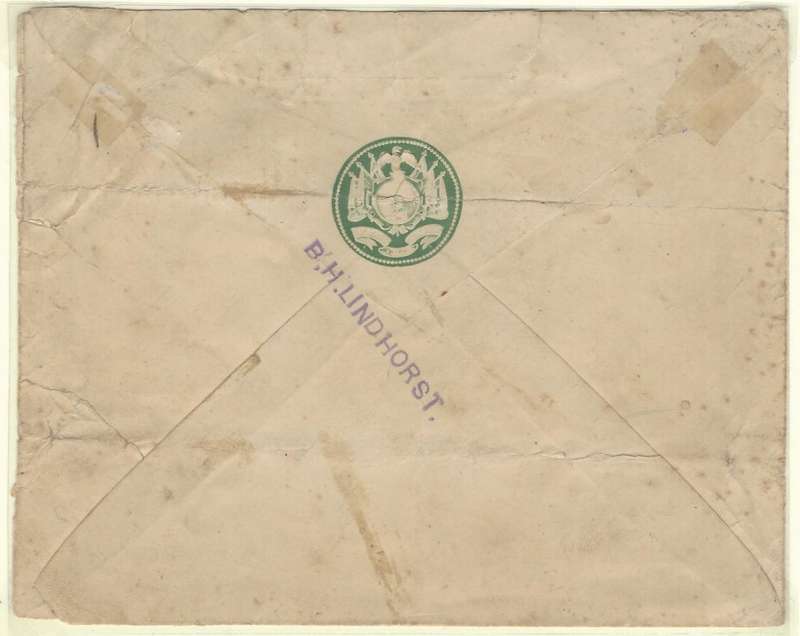Transvaal Rarity: Official Registered mail: KOCKSOORD/JOHANNESBURG. See below.