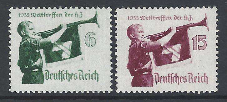 Germany 1935 set of 2 superb MNH. SG 581/2. See below.