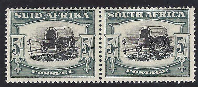 Union 1944 5/- superb MNH. SACC 62a. See below.