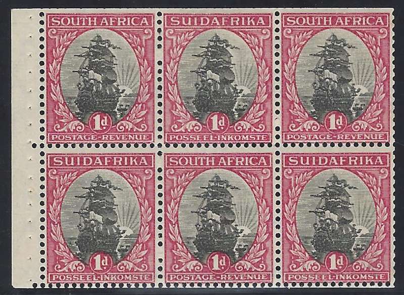 Union: Scarce B8/9 Roto Booklet pane fine mint. See below.
