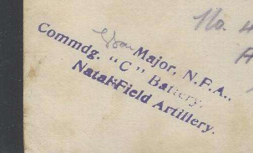 SWA (SA Occupation) 1914 "ARMY BASE P.O. / 4 / ..." & ".. BASE 4 / PASSED BY CENSOR" postcard.