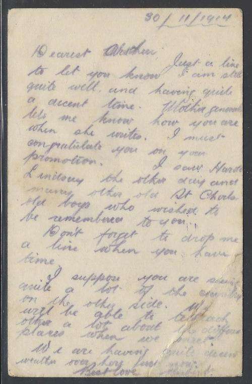 SWA (SA Occupation) 1914 "ARMY BASE P.O. / 4 / ..." & ".. BASE 4 / PASSED BY CENSOR" postcard.
