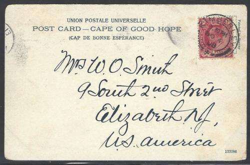 Cape 1908 historic Kimberley - USA card - Wesselton Diamond Mine - Deepest in world -  See below