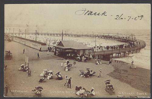 Natal: 1908 Historic postcard from DURBAN to USA. See below.