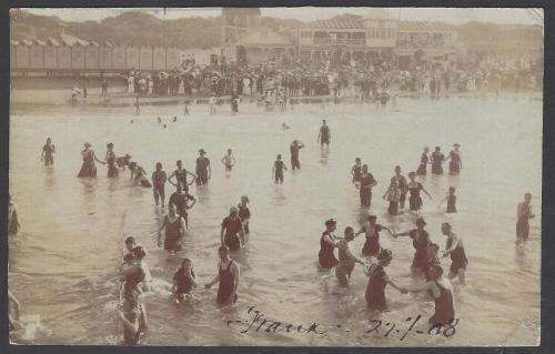 Natal: 1908 Historic postcard from DURBAN to USA. See below.