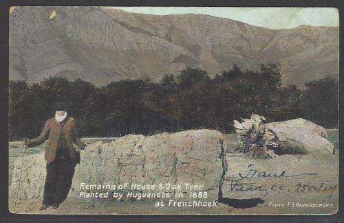 Cape: 1909 Historic postcard from PAARL to the USA. See below.