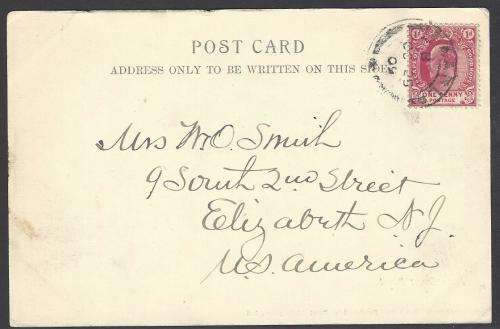 Cape: 1909 Historic postcard from PAARL to the USA. See below.