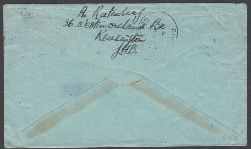 Union postal history: 1946 cover JOHANNESBURG to PALESTINE. See below.