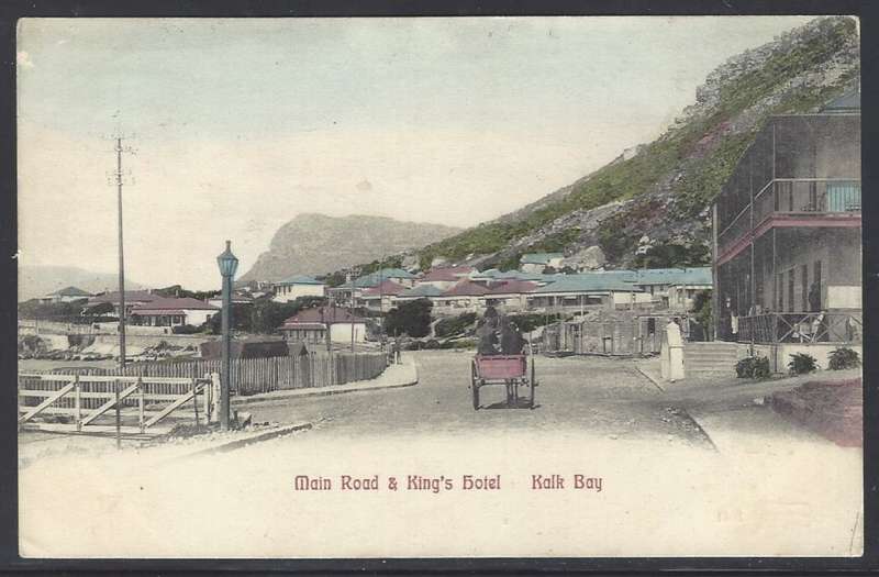 Cape: 1906 Historic Kalk Bay postcard from BLANEY JUNCTION to the FORDSBURG, Transvaal. See below.
