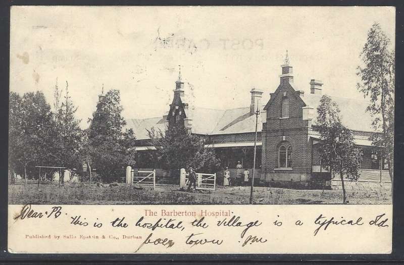 Transvaal 1905 Historic postcard from BARBERTON to BLOEMFONTEIN EAST. See below.